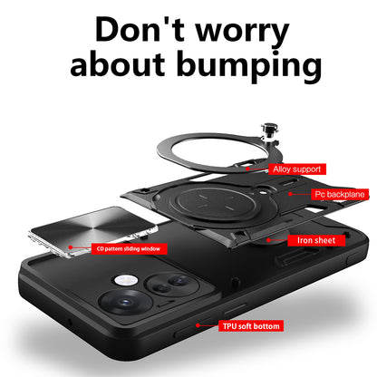Custodia per Oppo Reno13 Pro, Techsuit, CamGuard Pro, Nera