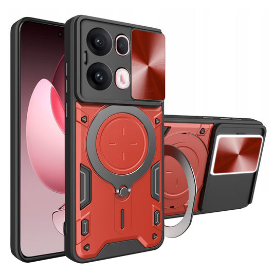 Custodia per Oppo Reno13 Pro, Techsuit, CamGuard Pro, Rossa