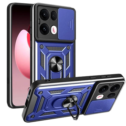 Custodia per Oppo Reno13 Pro, Techsuit, CamShield, Blu