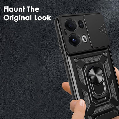 Custodia per Oppo Reno13 Pro, Techsuit, CamShield, Blu