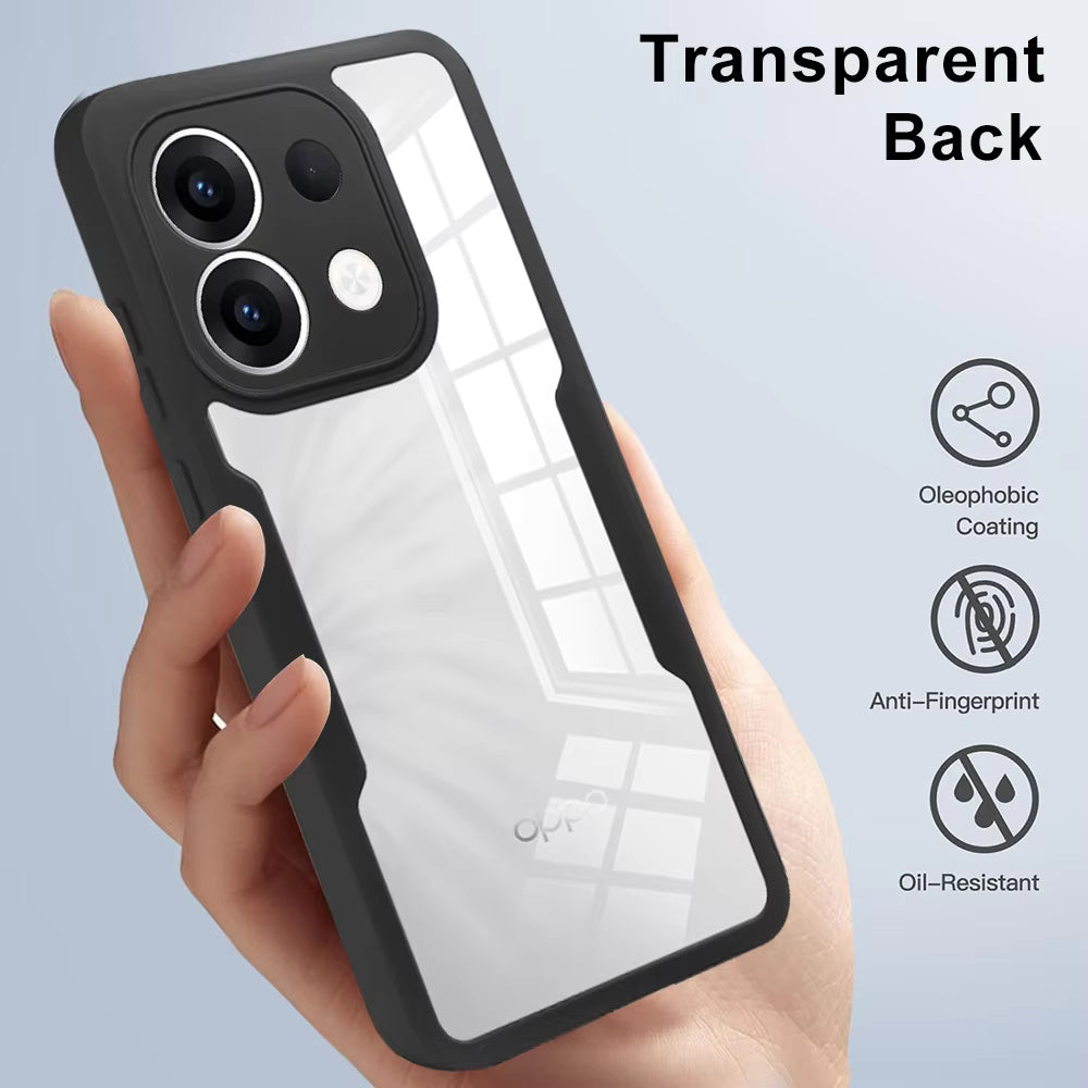 Custodia per Oppo Reno13 Pro, Techsuit, ColorVerse 360, Nera