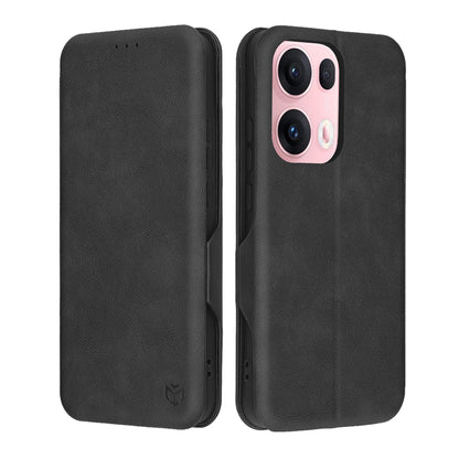 Custodia per Oppo Reno13 Pro, Techsuit, Safe Wallet Plus, Nera