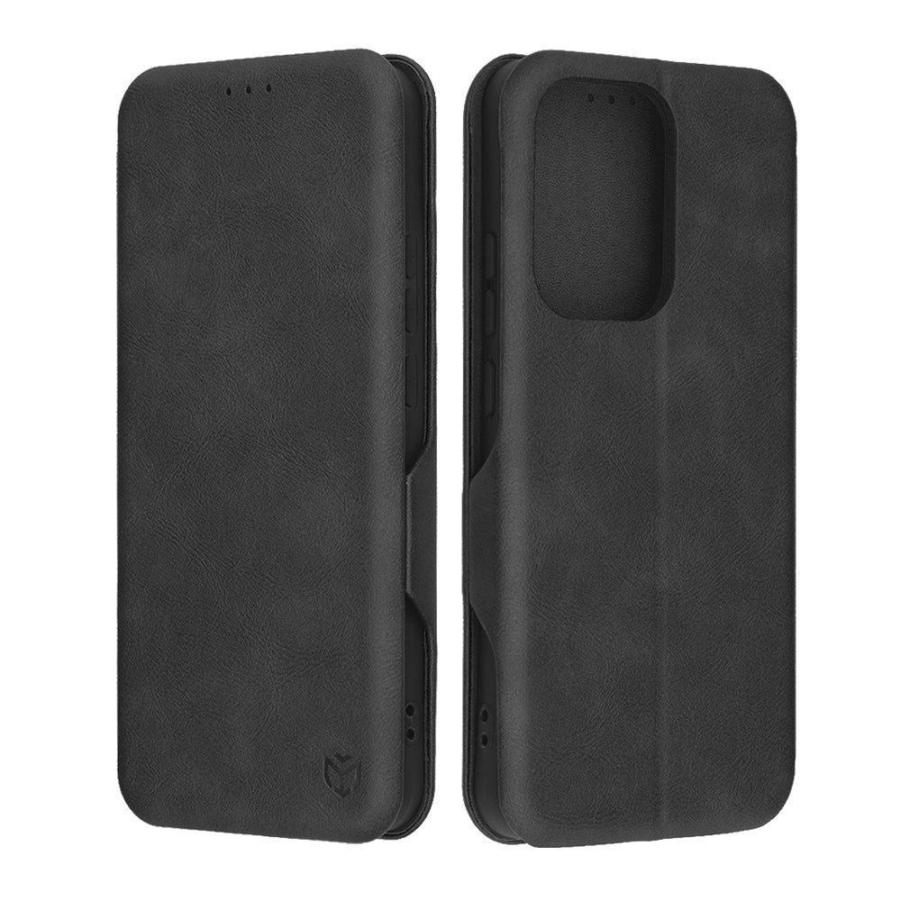 Custodia per Oppo Reno13 Pro, Techsuit, Safe Wallet Plus, Nera