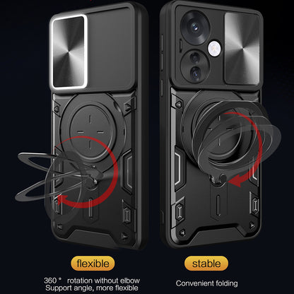 Case for Oppo Reno13, Techsuit, CamGuard Pro, Red