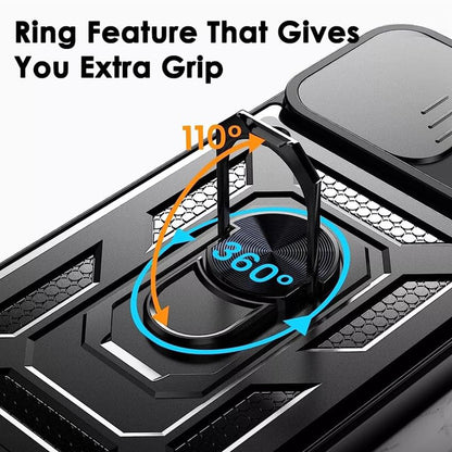 Custodia per Oppo Reno13, Techsuit, CamShield, Nera