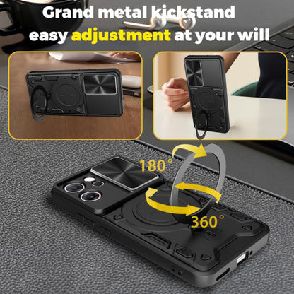 Custodia per Oppo Reno14 FS 5G / Reno14 F, Techsuit, CamGuard Pro, Blu