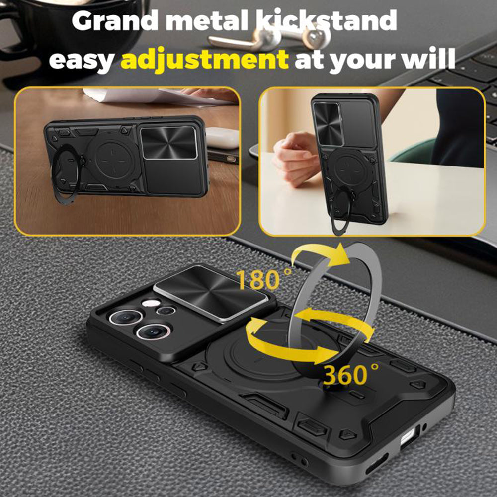 Custodia per Oppo Reno14 FS 5G / Reno14 F, Techsuit, CamGuard Pro, Rossa