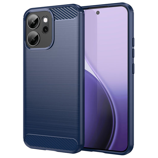 Custodia per Oppo Reno14 FS 5G / Reno14 F, Techsuit, Carbonio, Blu