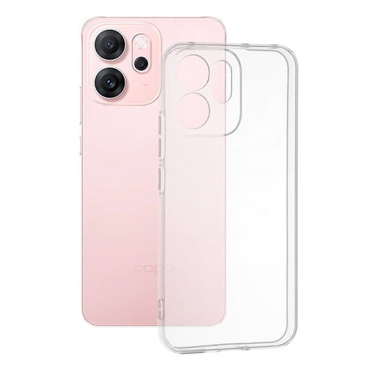 Custodia per Oppo Reno14 FS 5G / Reno14 F, Techsuit, Chiara, Trasparente