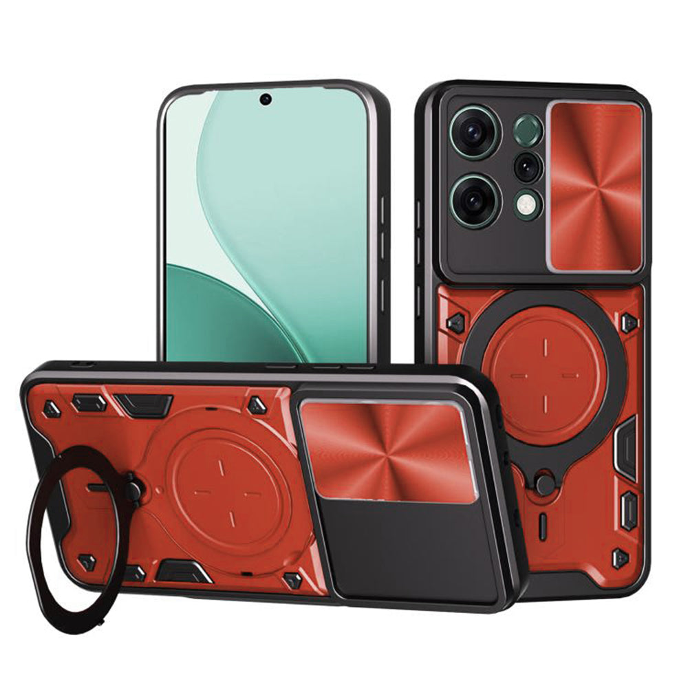 Custodia per Oppo Reno14, Techsuit, CamGuard Pro, Rossa