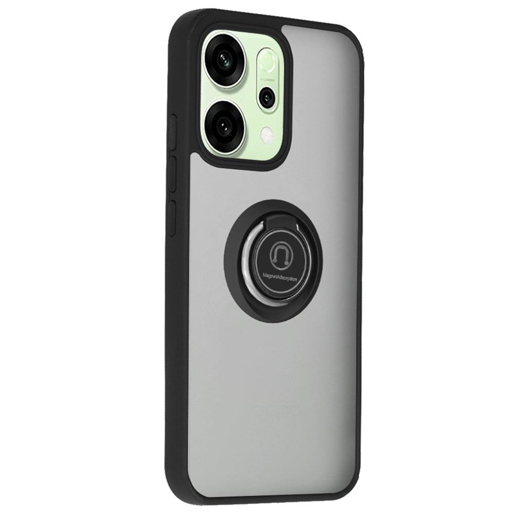 Custodia per Oppo Reno14, Techsuit, Glinth, Nera