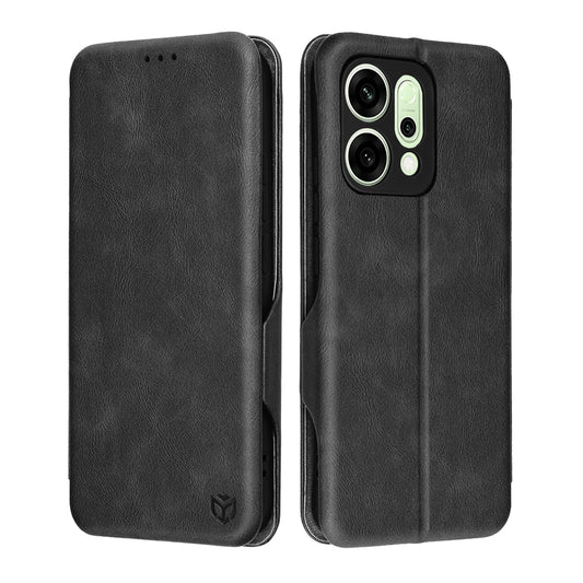 Custodia per Oppo Reno14, Techsuit, Safe Wallet Plus, Nera