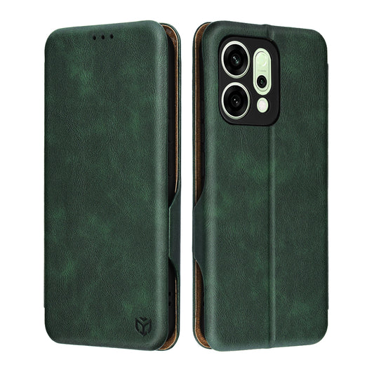 Custodia per Oppo Reno14, Techsuit, Safe Wallet Plus, Verde