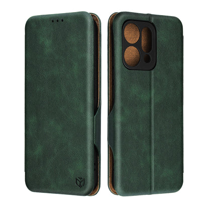 Custodia per Oppo Reno14, Techsuit, Safe Wallet Plus, Verde