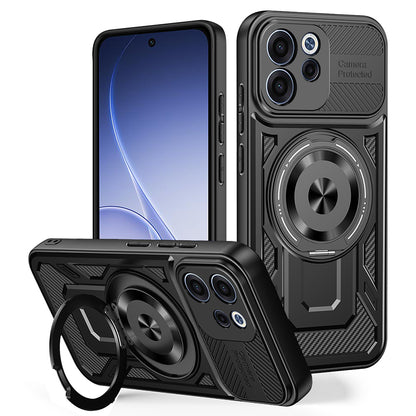 Custodia per Oppo Reno15 FS / Reno15 F, Techsuit, RuggedCam, Nera