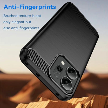 Custodia per Oppo Reno16 F / Reno16 FS, Techsuit, Carbonio, Blu