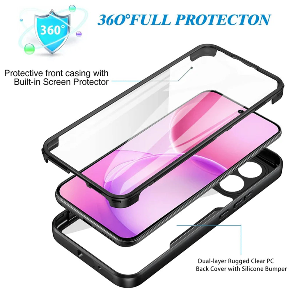 Custodia per Oppo Reno16 F / Reno16 FS, Techsuit, ColorVerse 360, Viola