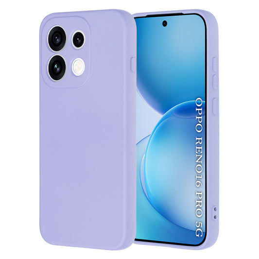 Custodia per Oppo Reno16 Pro, Techsuit, SoftFlex, Viola Chiaro