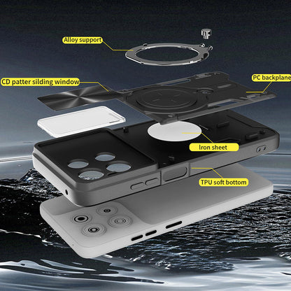 Custodia per Oppo Reno16 / Reno16 Pro, Techsuit, CamGuard Pro, Blu