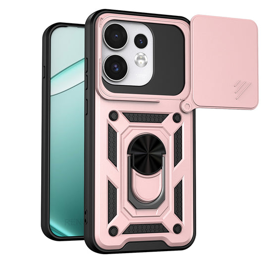 Custodia per Oppo Reno16 / Reno16 Pro, Techsuit, CamShield, Rosa Dorato