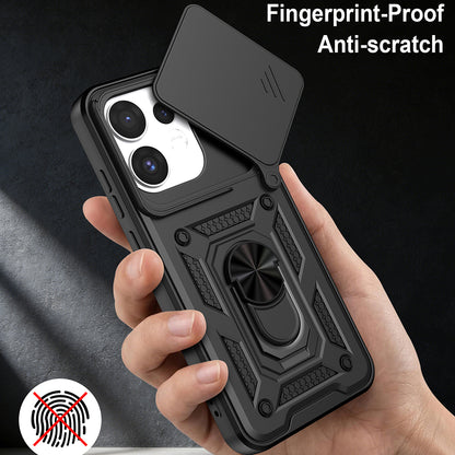 Custodia per Oppo Reno16 / Reno16 Pro, Techsuit, CamShield, Verde