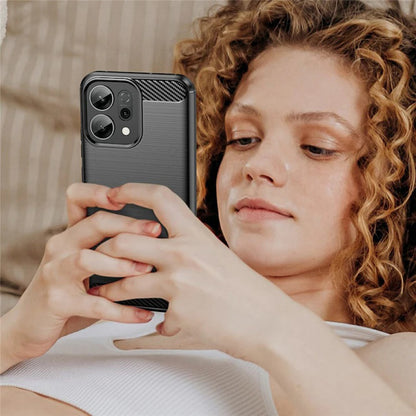 Custodia per Oppo Reno16 / Reno16 Pro, Techsuit, Carbonio, Blu
