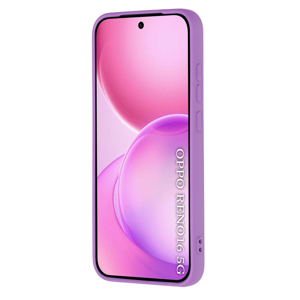 Custodia per Oppo Reno16, Techsuit, SoftFlex, Viola