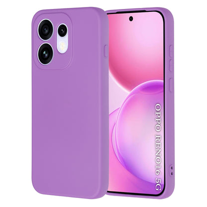 Custodia per Oppo Reno16, Techsuit, SoftFlex, Viola