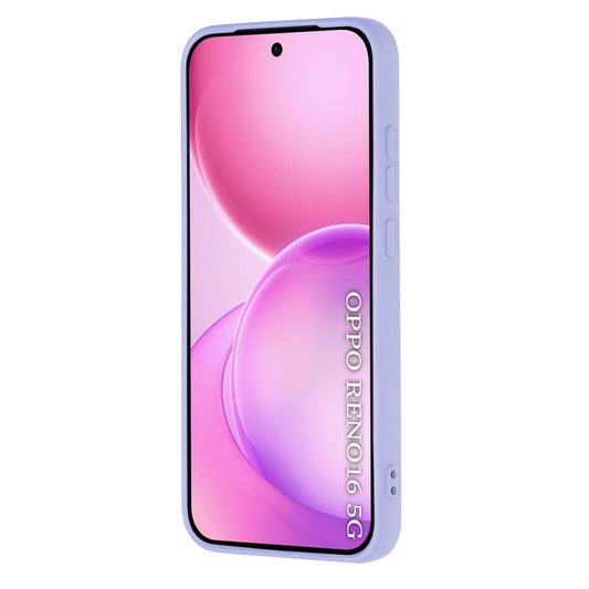 Custodia per Oppo Reno16, Techsuit, SoftFlex, Viola Chiaro
