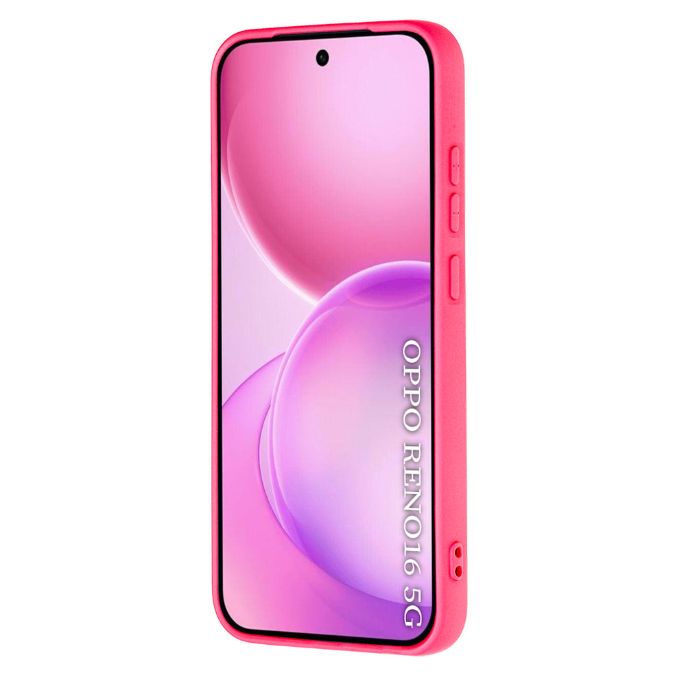 Custodia per Oppo Reno16, Techsuit, SoftFlex, Rosa Scuro