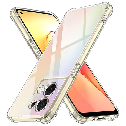Custodia per Oppo Reno8, Techsuit, Shockproof Clear, Trasparente