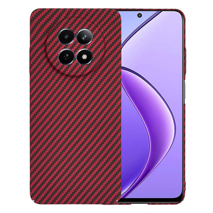 Custodia per Realme 12x / 12, Techsuit, Carbonite FiberShell, Rossa