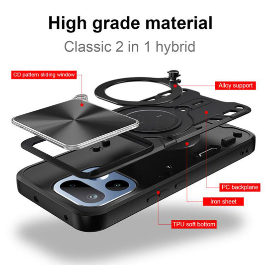 Case for Realme 16 Pro+, Techsuit, CamGuard Pro, Black