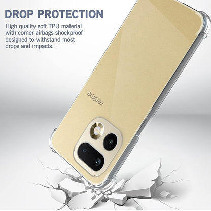 Custodia per Realme 16 Pro+, Techsuit, Shockproof Clear, Trasparente