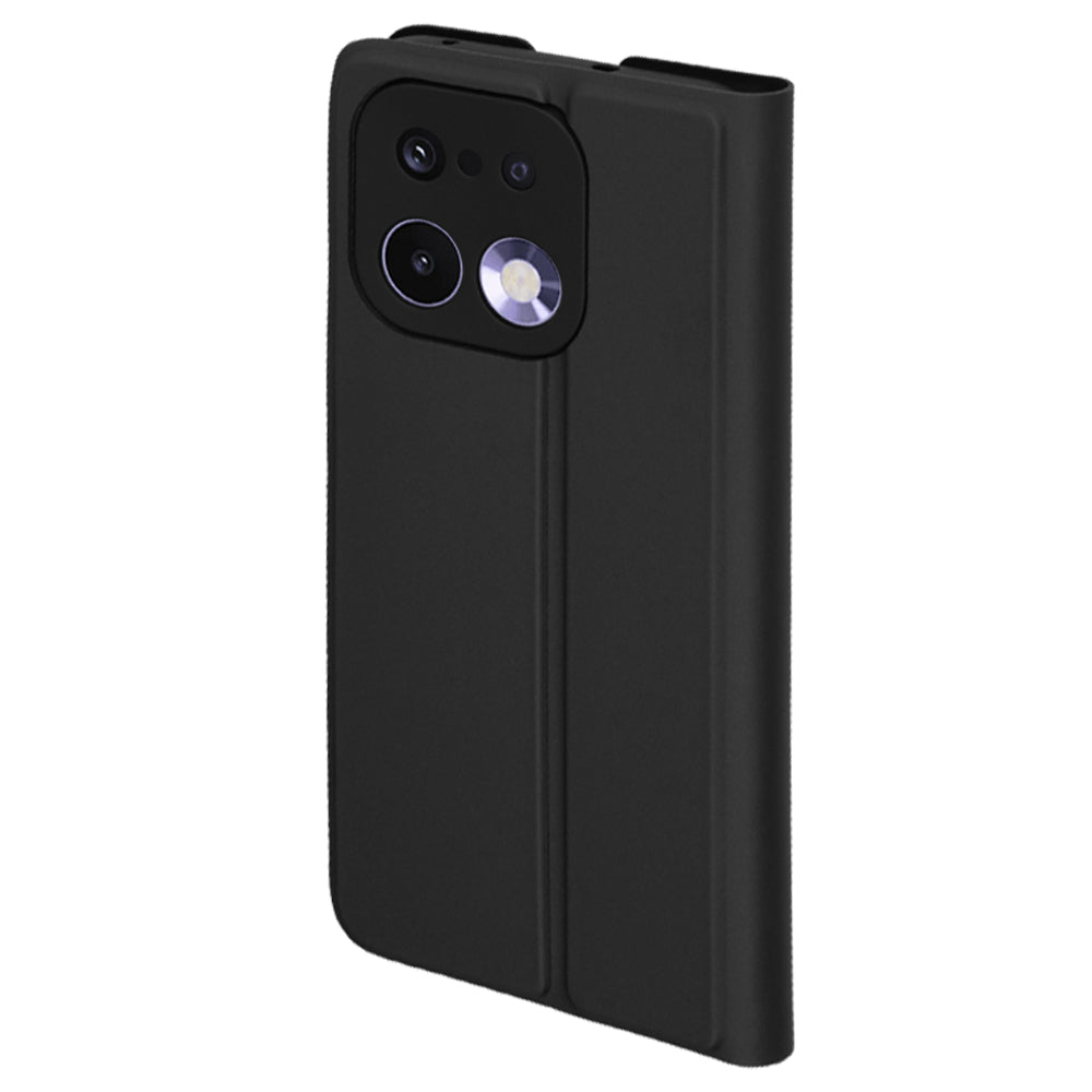Custodia per Realme 16 Pro, Techsuit, Magskin Book, Nera
