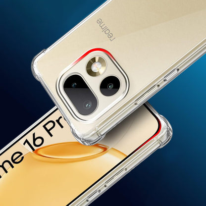 Custodia per Realme 16 Pro, Techsuit, Shockproof Clear, Trasparente