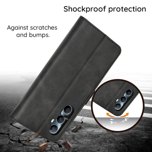 Custodia per Realme 16, Techsuit, Diary Book, Nera
