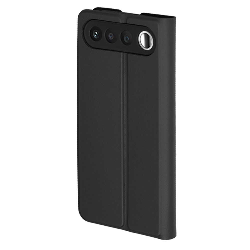 Custodia per Realme 16, Techsuit, Magskin Book, Nera