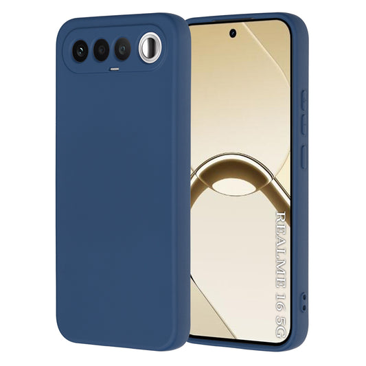 Custodia per Realme 16, Techsuit, SoftFlex, Blu scuro