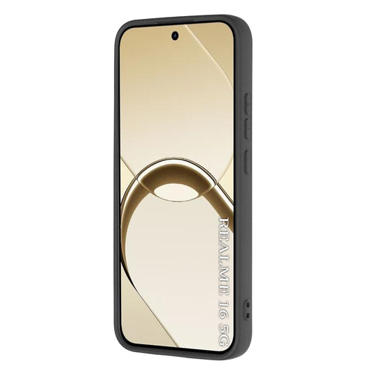 Custodia per Realme 16, Techsuit, SoftFlex, Nera