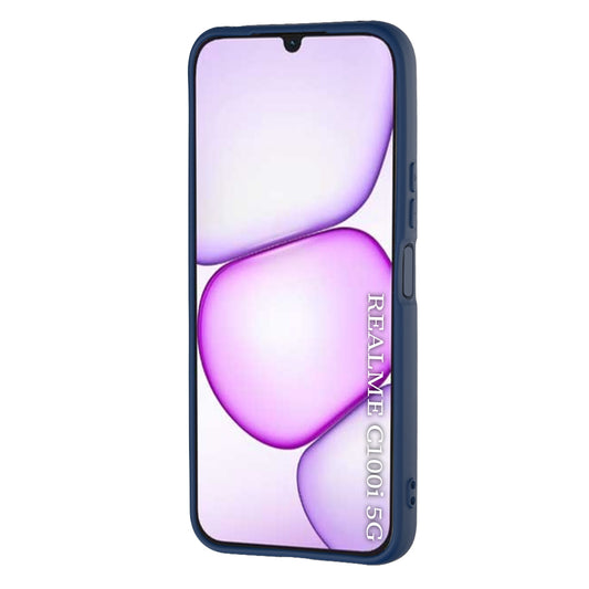 Custodia per Realme C100 5G, Techsuit, SoftFlex, Blu scuro