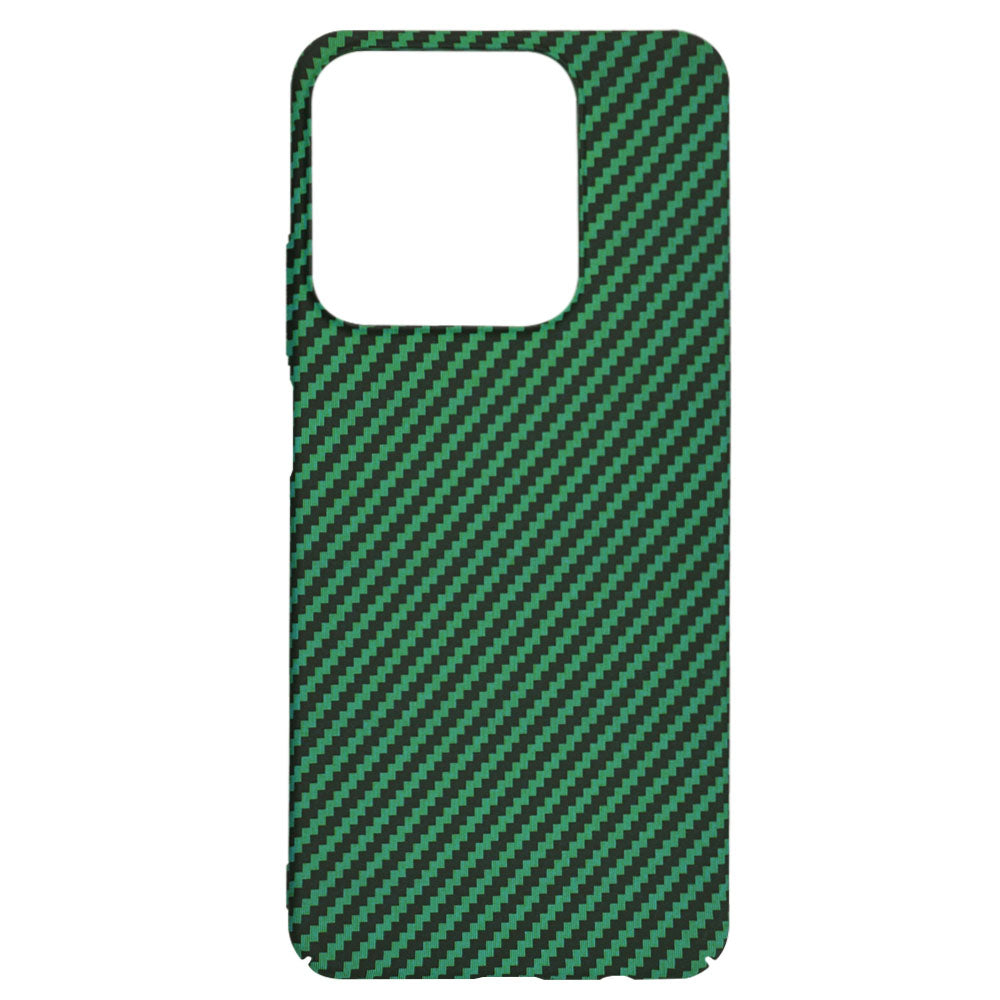 Custodia per Realme C63 / C61, Techsuit, Carbonite FiberShell, Verde