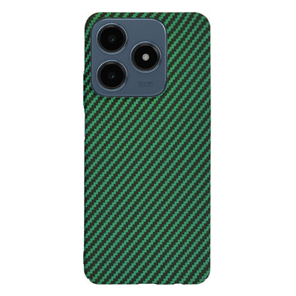 Custodia per Realme C63 / C61, Techsuit, Carbonite FiberShell, Verde