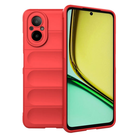 Custodia per Realme C67 4G, Techsuit, Magic Shield, Rossa