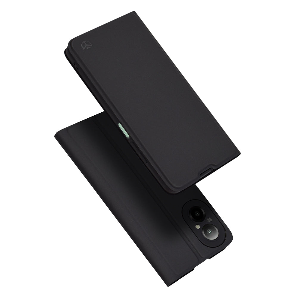 Case for Realme C67 4G, Techsuit, Magskin Book, Black