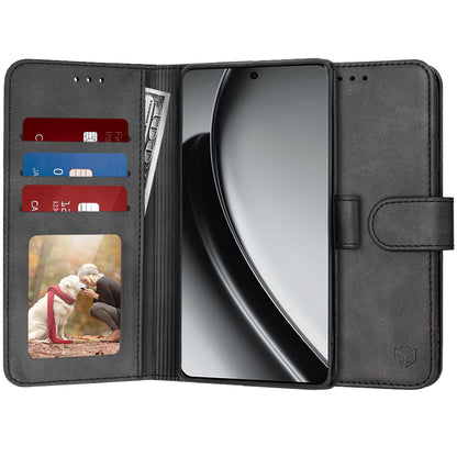 Custodia per Realme GT 6T / GT 6, Techsuit, Diary Book, Nera