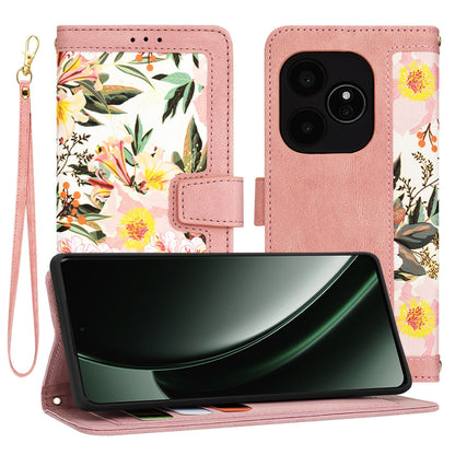 Custodia per Realme GT 6T / GT 6, Techsuit, FlipCraft, Rosa