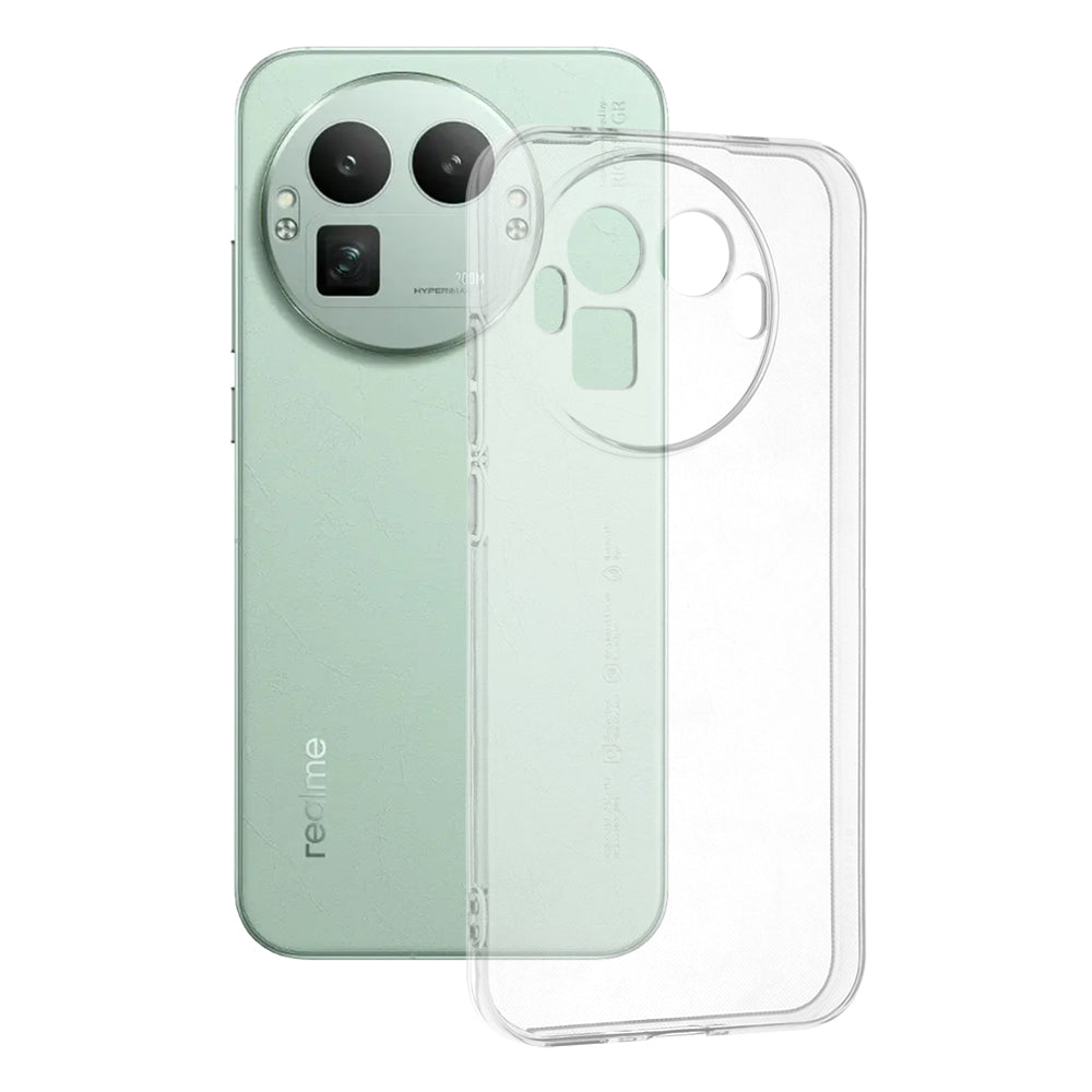 Custodia per Realme GT 8 Pro, Techsuit, Clear (Taglio Rotondo per Fotocamera), Trasparente