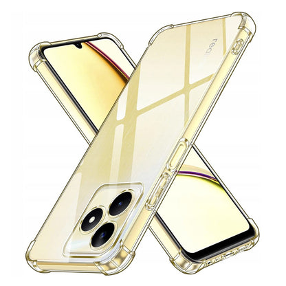 Custodia per Realme Note 50 / C51, Techsuit, Shockproof Clear, Trasparente