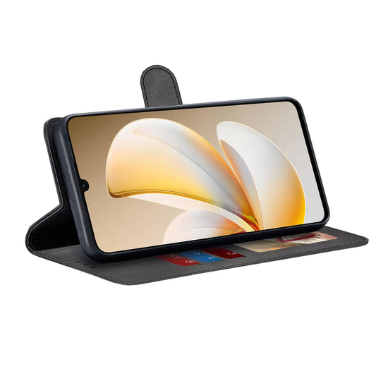 Custodia per Realme Note 70T, Techsuit, Diary Book, Nera